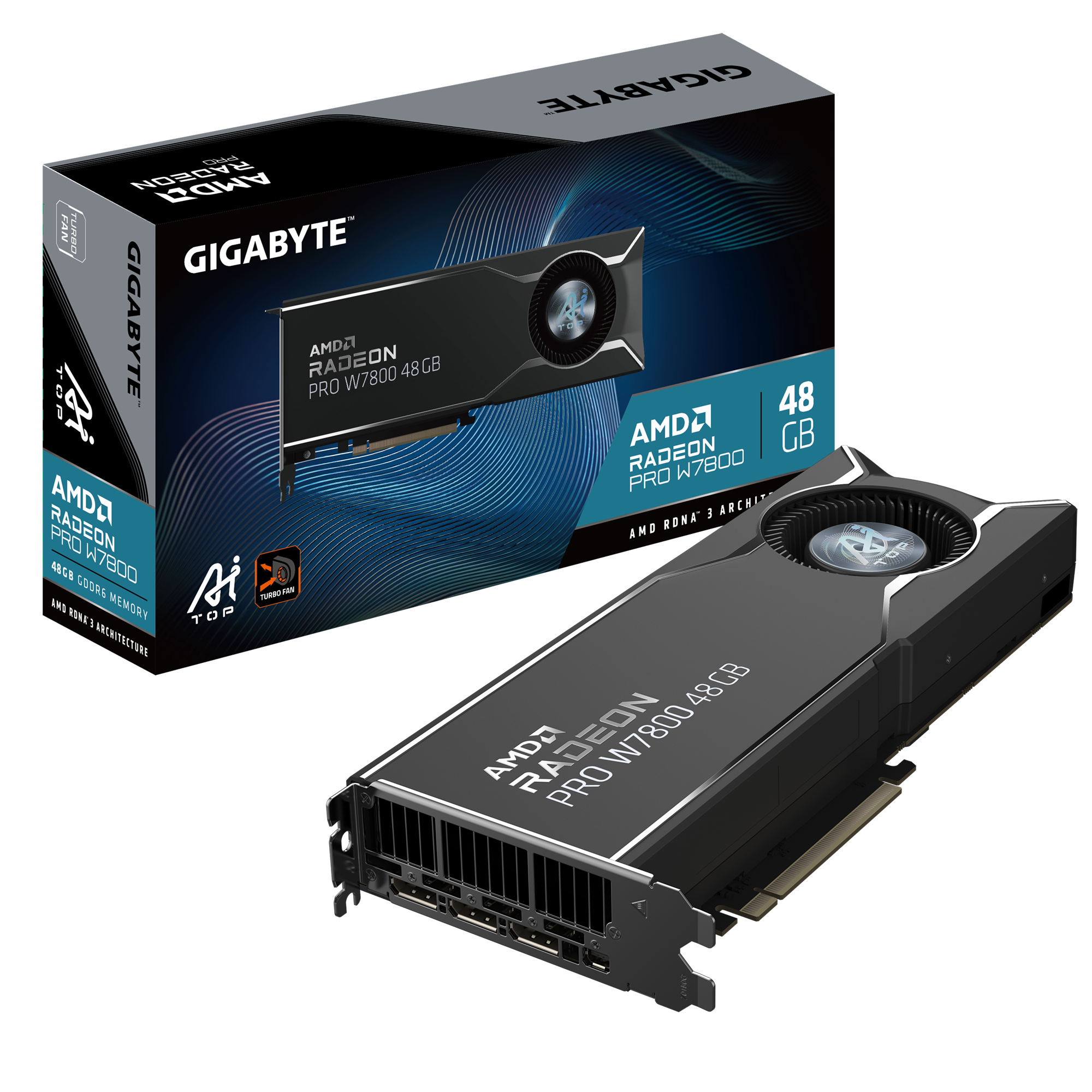 Radeon™ PRO W7800 AI TOP 48G