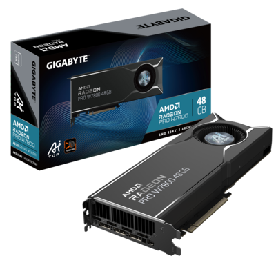 GIGABYTE Launches AMD Radeon™ PRO W7800 AI TOP 48G Graphics Card
