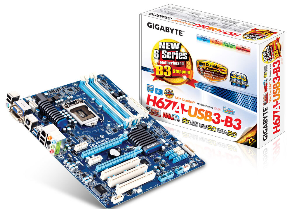 GIGABYTE マザーボード GA-H67A-D3H-B3 Rev.1.0-