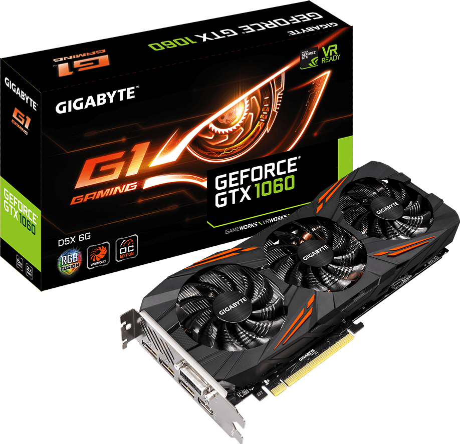 كروت الجرافيك - GeForce® GTX 1060 G1 Gaming D5X 6G