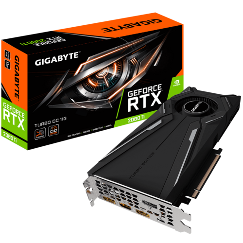 GeForce RTX™ 2080 Ti TURBO OC 11G (rev. 2.0) - Видеокарты