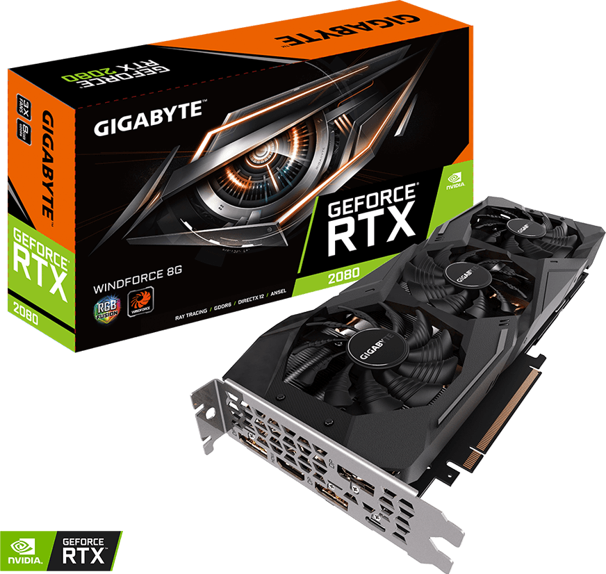 GeForce RTX™ 2080 WINDFORCE 8G グラフィックスカード - GIGABYTE Japan