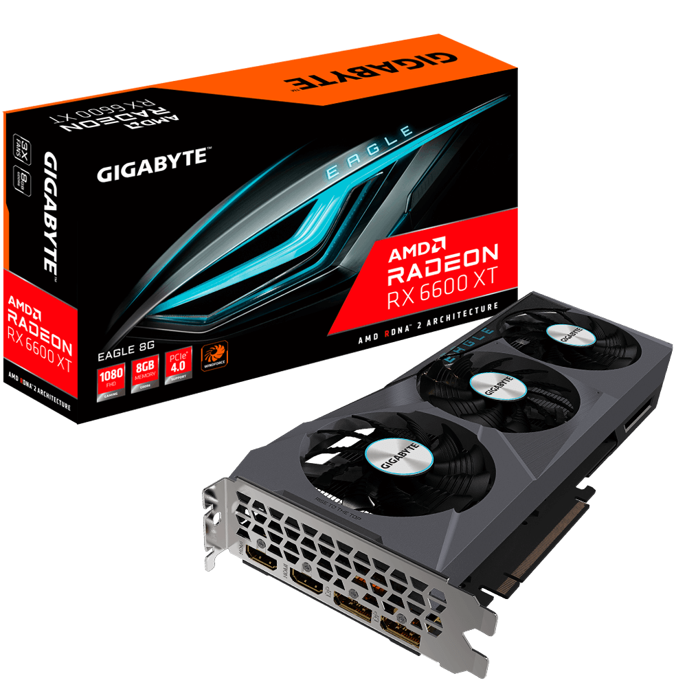 Radeon™ RX 6600 XT EAGLE 8G｜AORUS - GIGABYTE India