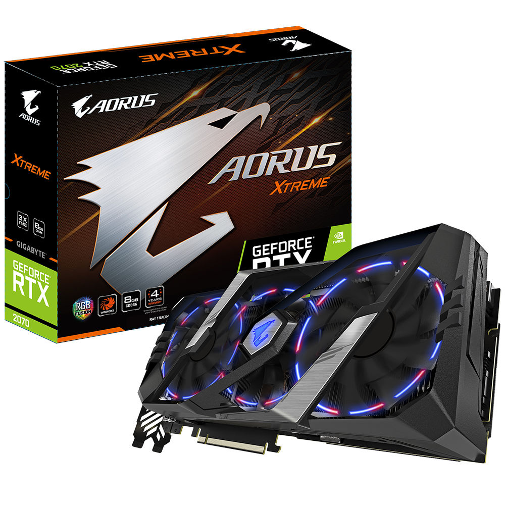 PC/タブレット PCパーツ AORUS GeForce RTX™ 2070 XTREME 8G｜AORUS - GIGABYTE Global