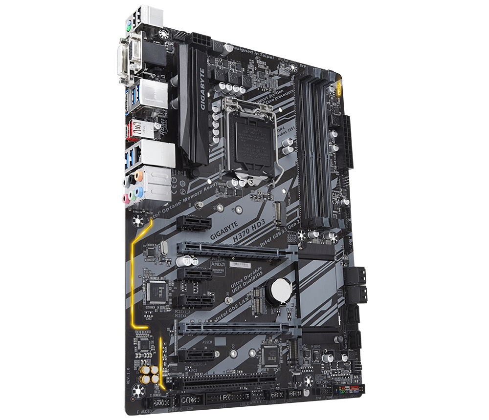 ⑤ GIGABYTE H370-HD3 マザーボードCPUセット H370 HD3 (rev. 1.0) Key Features | Motherboard - GIGABYTE Global