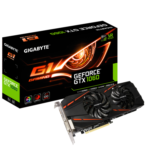 GeForce® GTX 1060 G1 Gaming 6G ‏(rev. 2.0)‏