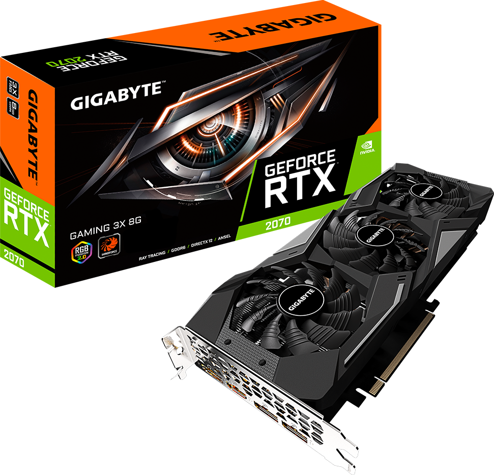 顯示卡 - GeForce RTX™ 2070 GAMING 3X 8G