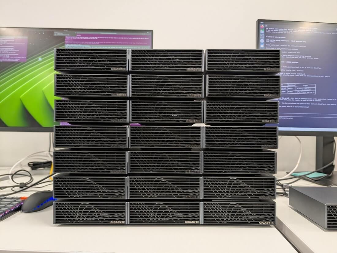 Cognitivo has deployed a fleet of AI TOP ATOMs at its New South Wales office, giving its engineering team the flexibility to run each unit as a standalone workstation or cluster them together into a single, more powerful supercomputer.