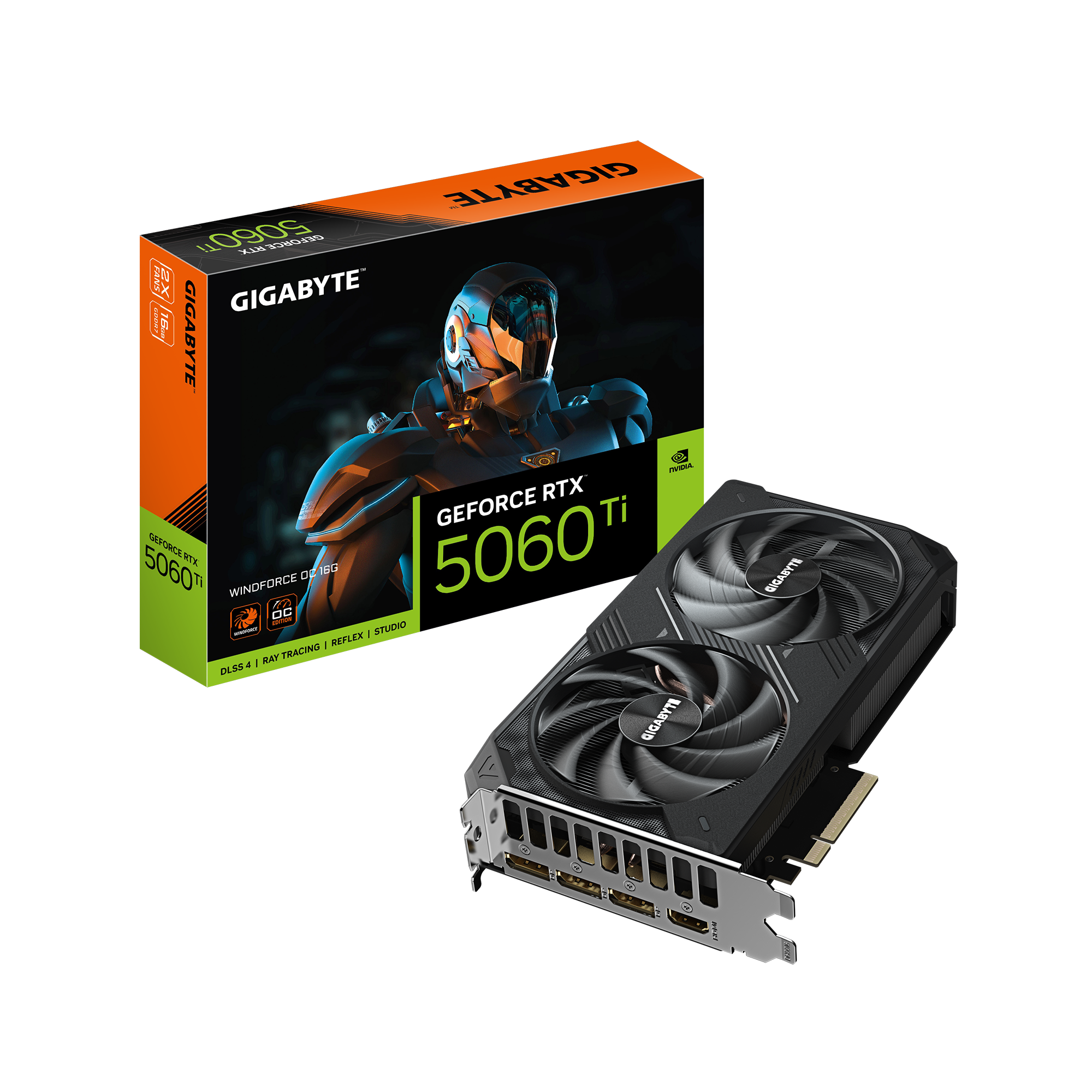 GeForce RTX™ 5060 Ti WINDFORCE OC 16G