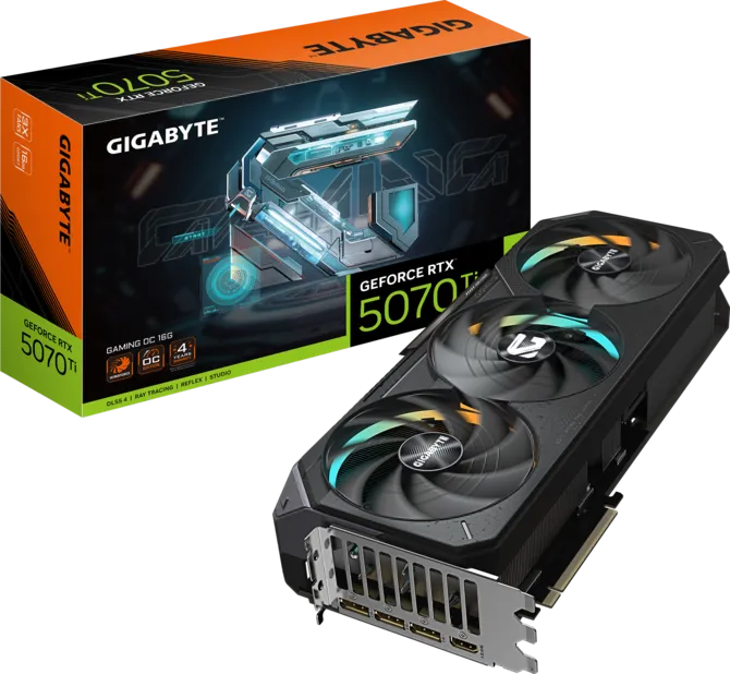 GIGABYTE RTX 5070 TI WINDFORCE 3 OC 16GB GDDR7