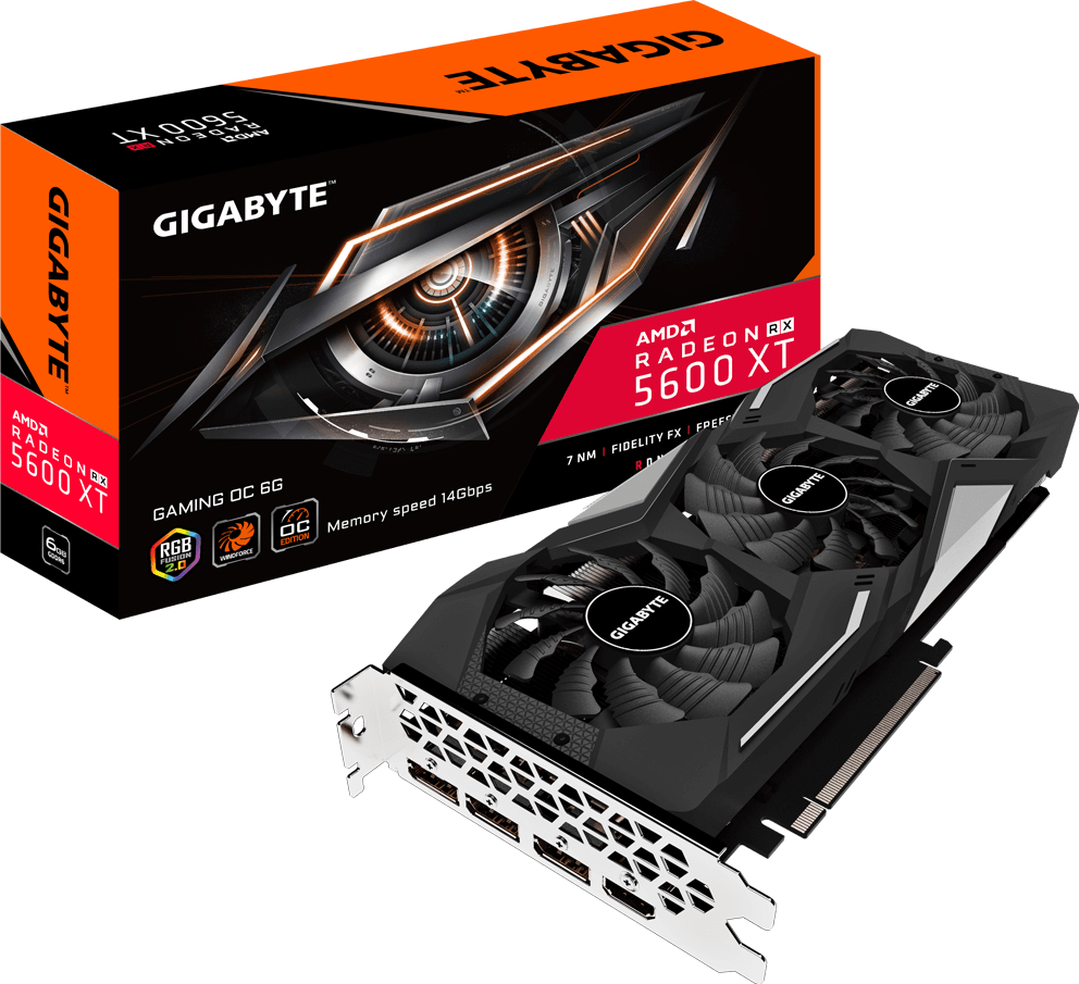 Tarjetas Gráficas - Radeon™ RX 5600 XT GAMING OC 6G