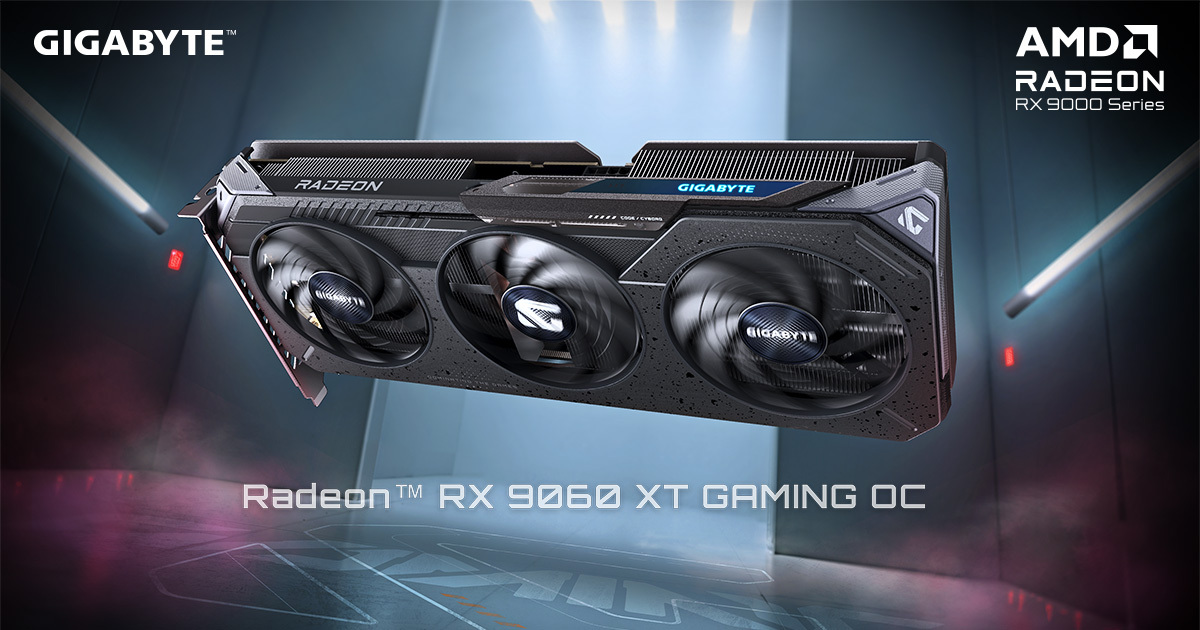 GIGABYTE Launches AMD Radeon™ RX 9060 XT and Radeon™ AI PRO R9700 Graphics Cards at COMPUTEX 2025