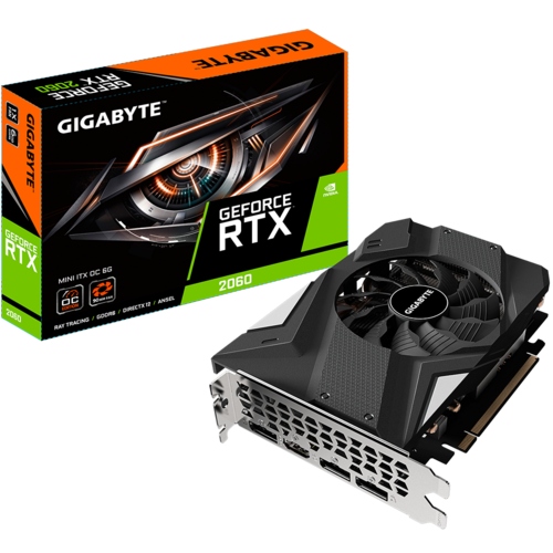 Geforce RTX™ 2060 MINI ITX OC 6G (rev. 2.0) - กราฟิกการ์ด