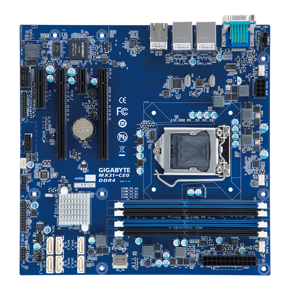 MX31-CE0 (rev. 1.0) | Workstation Motherboard - GIGABYTE Global