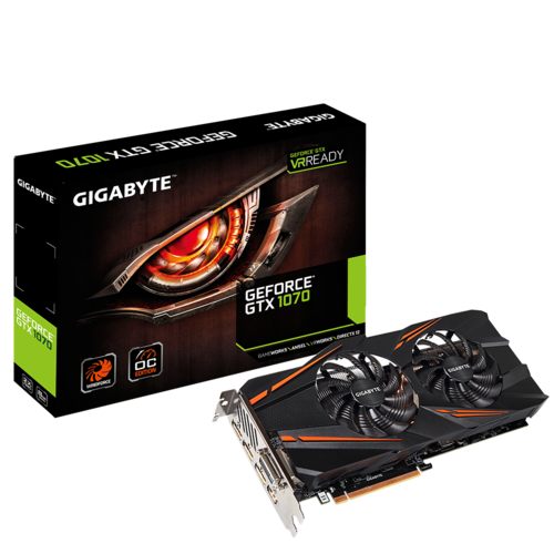 GIGABYTE NVIDIA GeForce GTX 1070 OC - グラフィックボード・グラボ ...