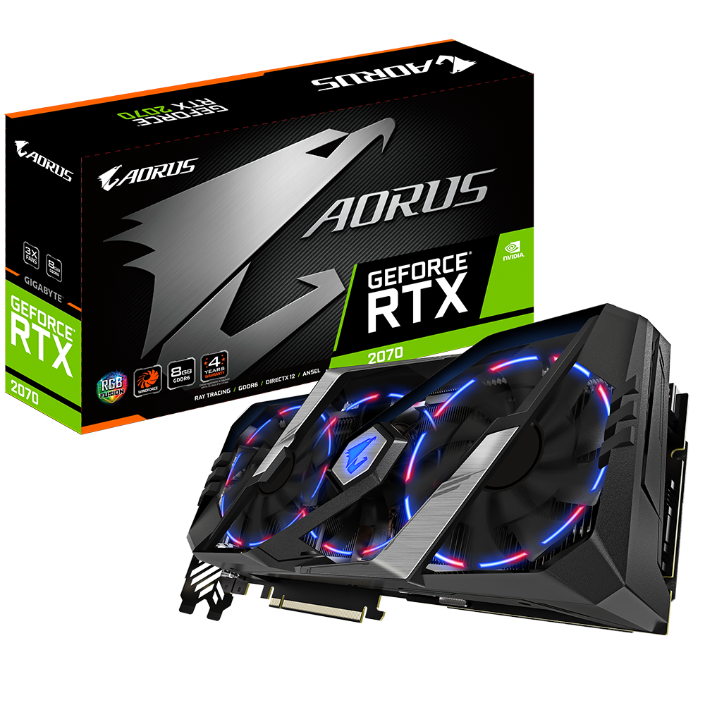 AORUS GeForce RTX™ 2070 8G GV-N2070AORUS-8GC