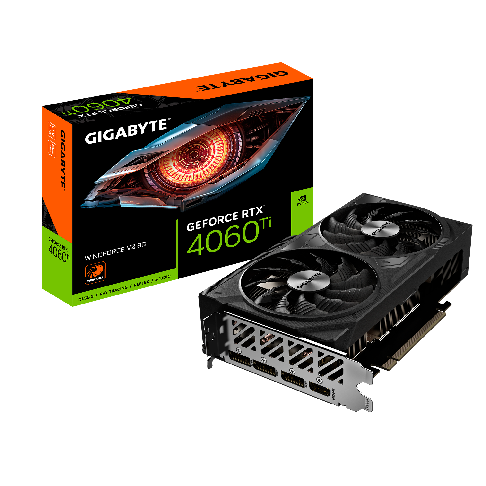 GeForce RTX™ 4060 Ti WINDFORCE V2 8G
