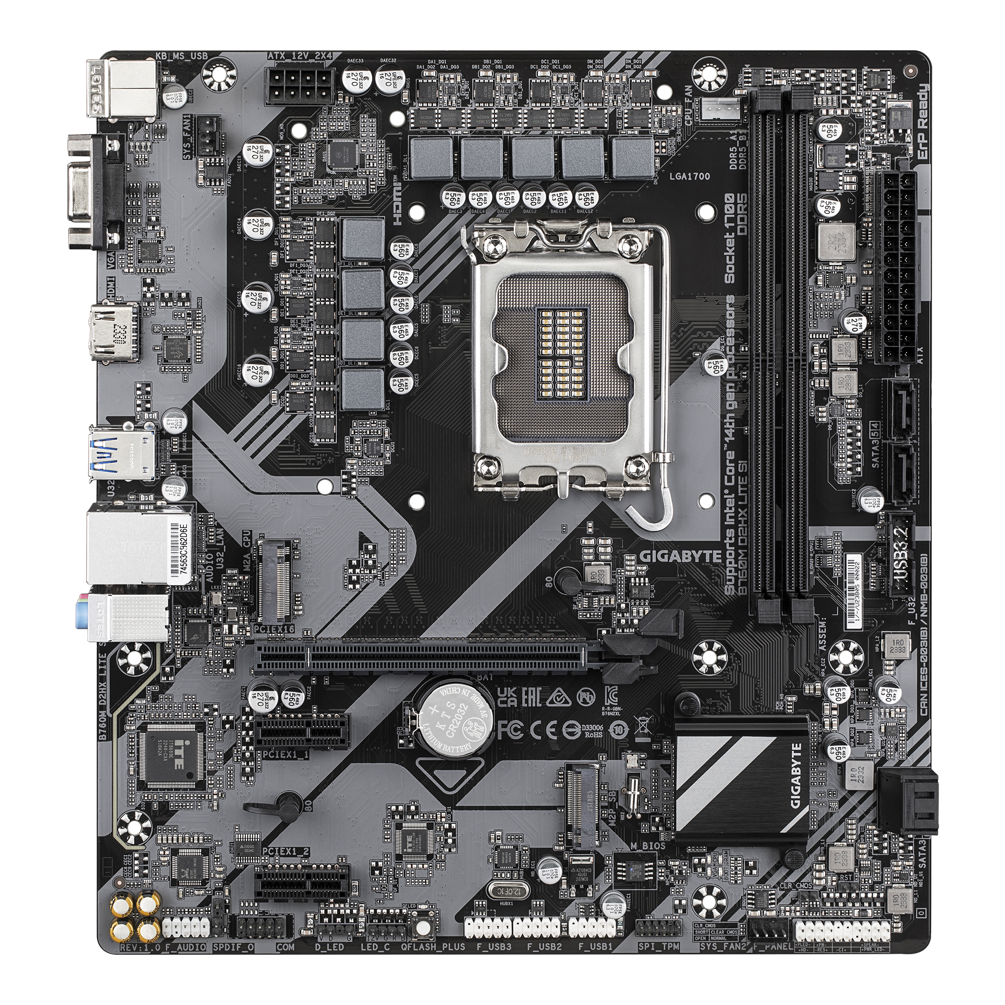 B760M D2HX LITE SI｜AORUS - 技嘉科技