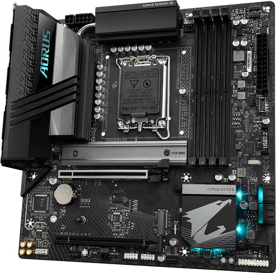 B760M AORUS PRO AX (Rev. 1.x) - GIGABYTE Global