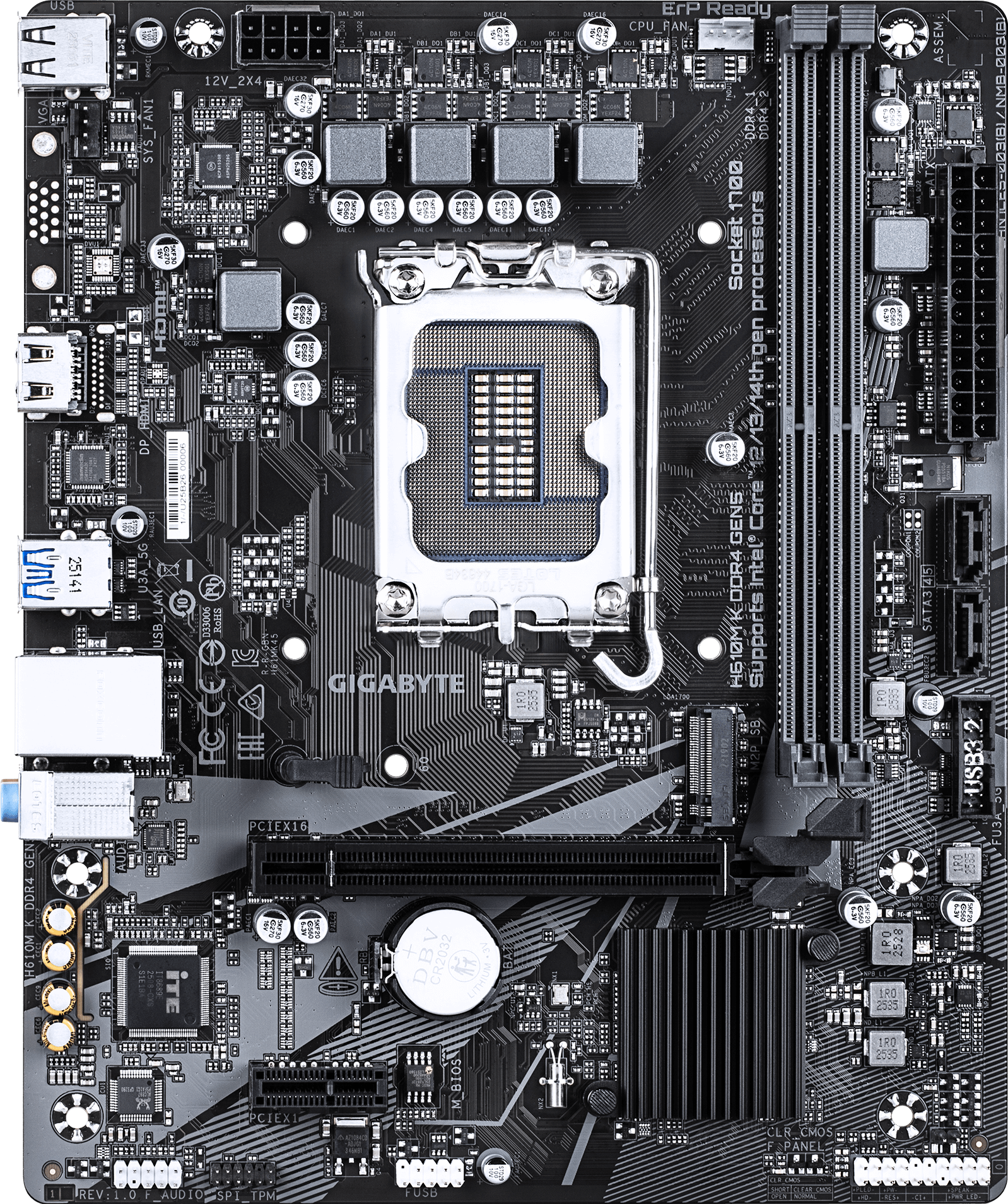 H610M K DDR4 GEN5 マザーボード - GIGABYTE Japan