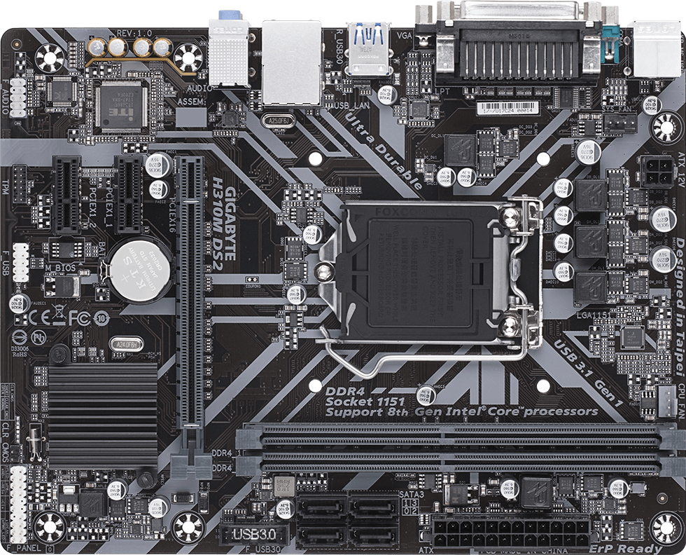 H310M DS2 (Rev. 1.0) Motherboard - GIGABYTE U.S.A.