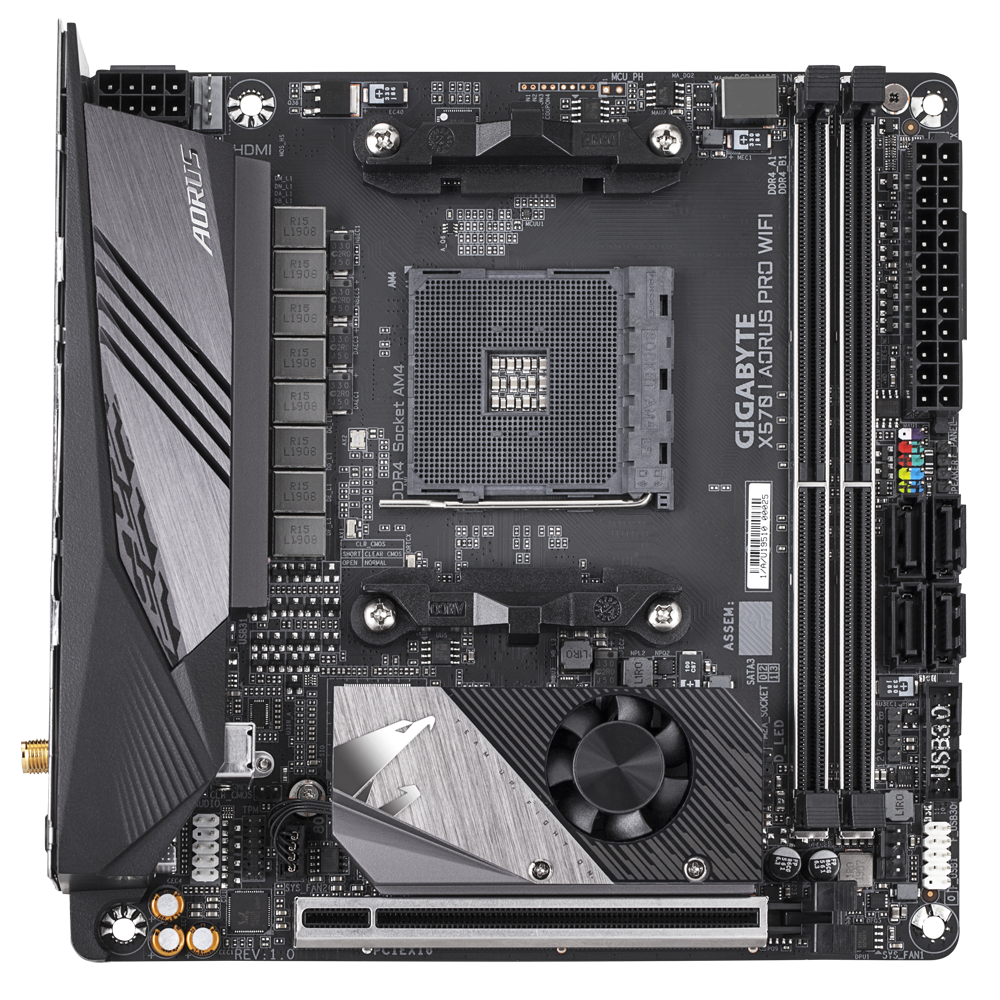 Déclic Info - Carte mère GIGABYTE X570 I AORUS PRO WIFI