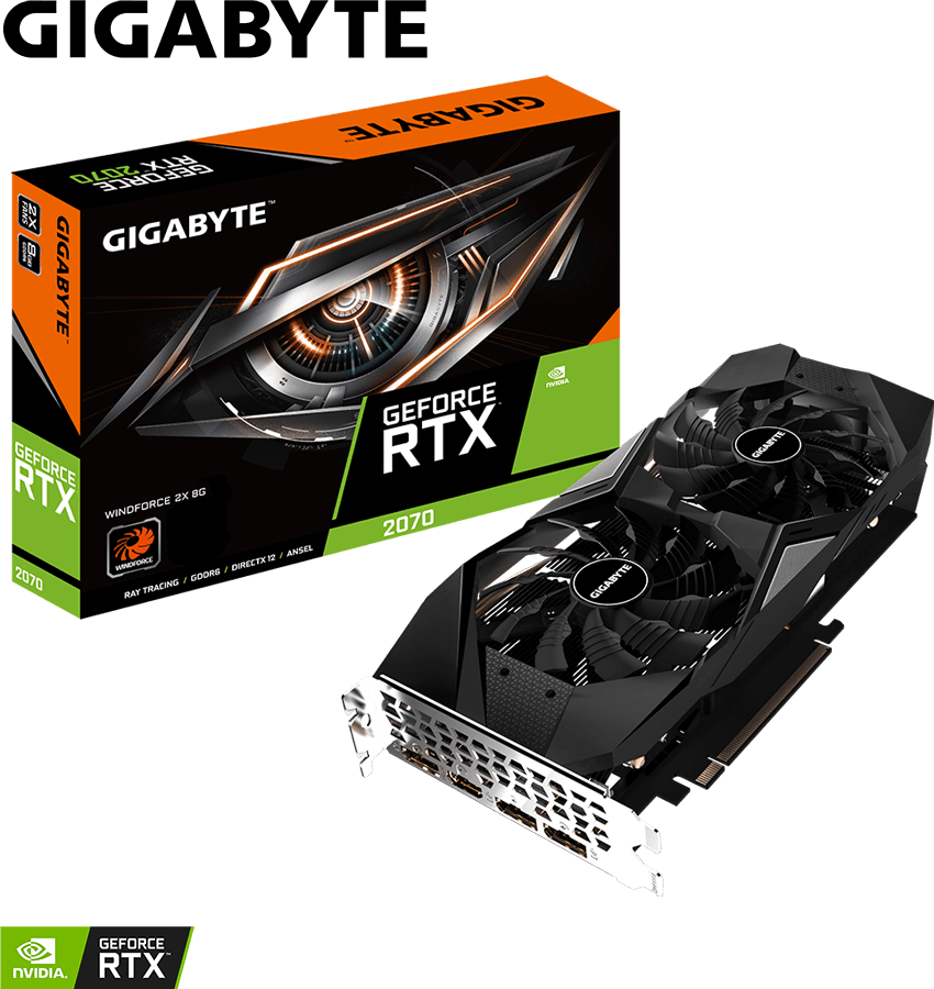GeForce RTX™ 2070 WINDFORCE 2X 8G (Rev. 1.0/2.0) - GIGABYTE U.S.A.
