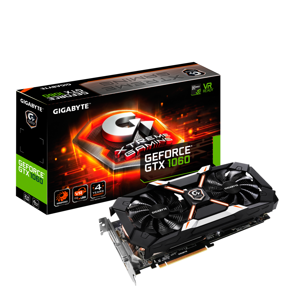 GIGABYTE Releases GeForce® GTX 1060 XTREME GAMING 6GB Graphics 