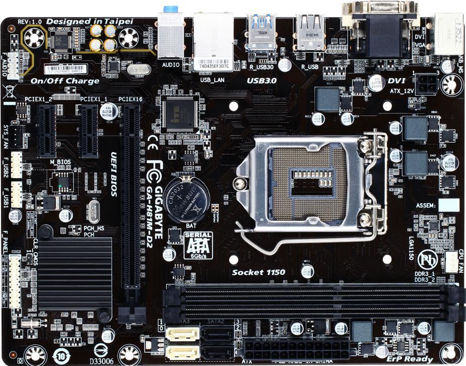 GA-H81M-D2 (Rev. 1.0) Motherboard - GIGABYTE Global