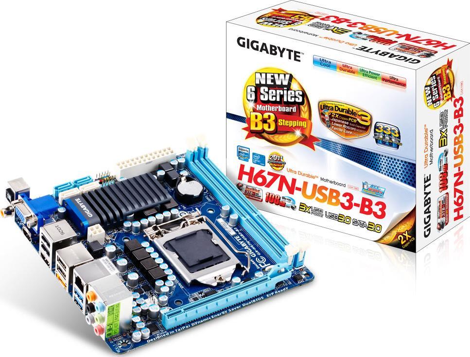 Motherboard - GA-H67N-USB3-B3