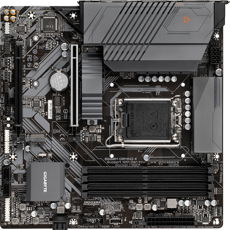 B660M GAMING X (Rev. 1.0) Motherboard - GIGABYTE Global