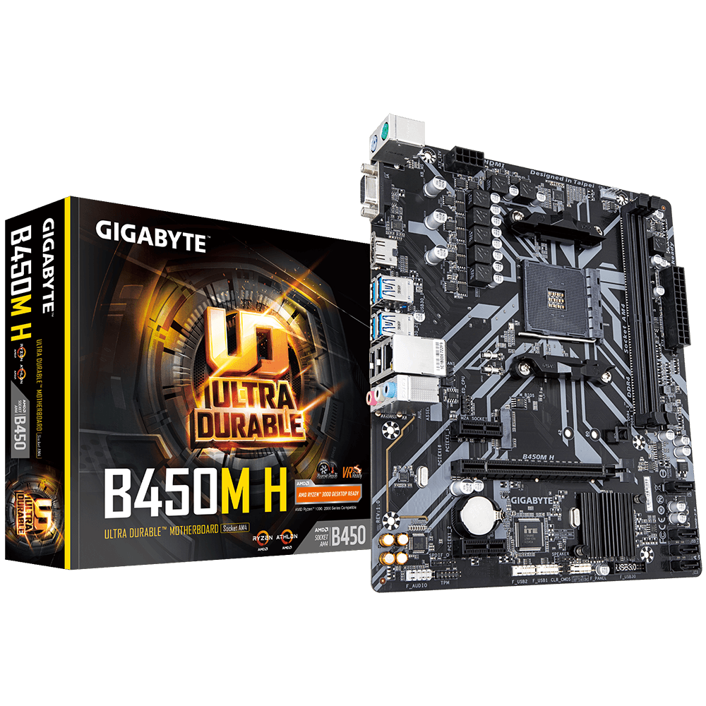 B450M H rev. 1.x Support Motherboard GIGABYTE Global