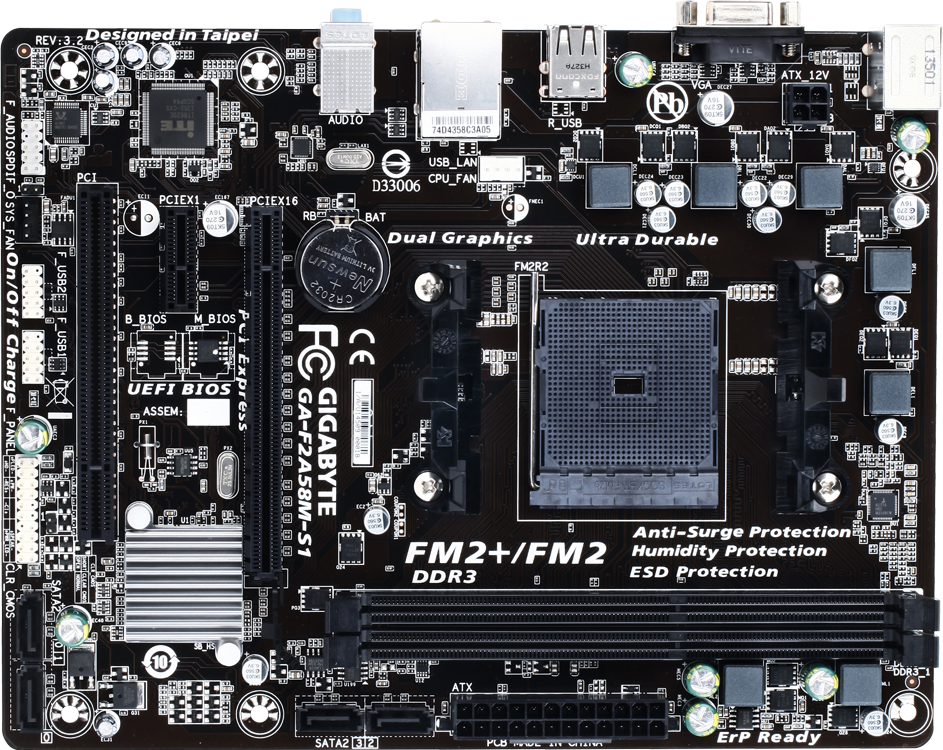 Motherboard - GA-F2A58M-S1