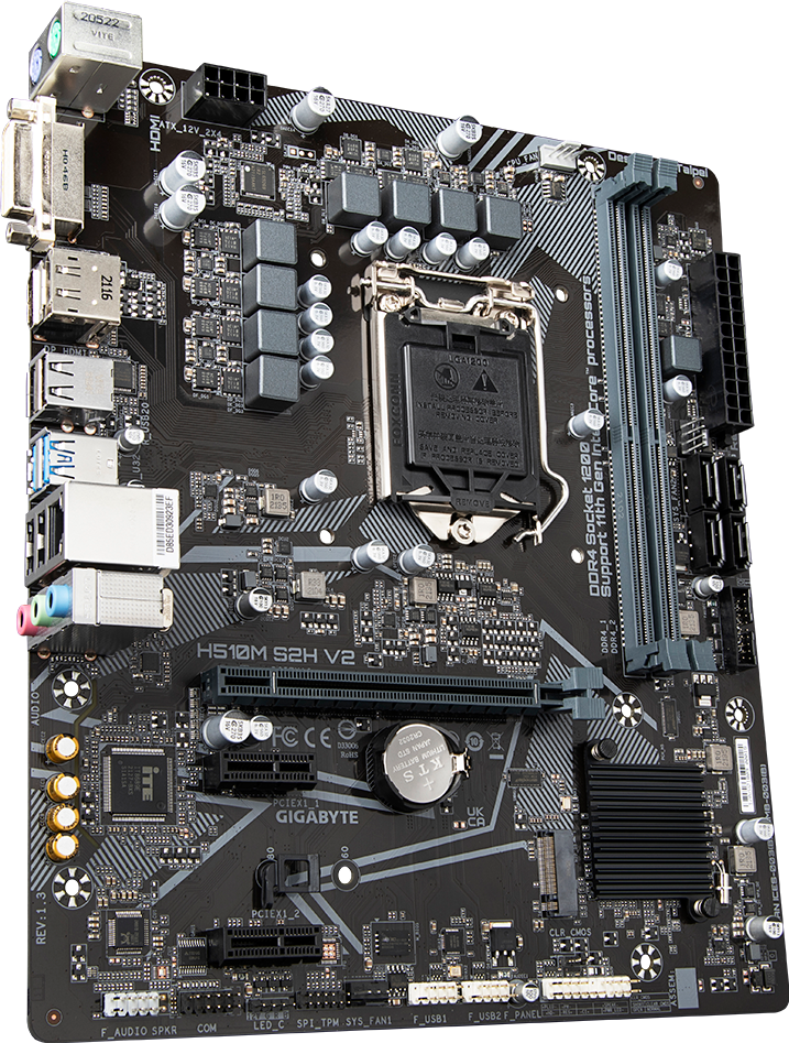 H510M S2H V2 (Rev. 1.3) Motherboard - GIGABYTE Global