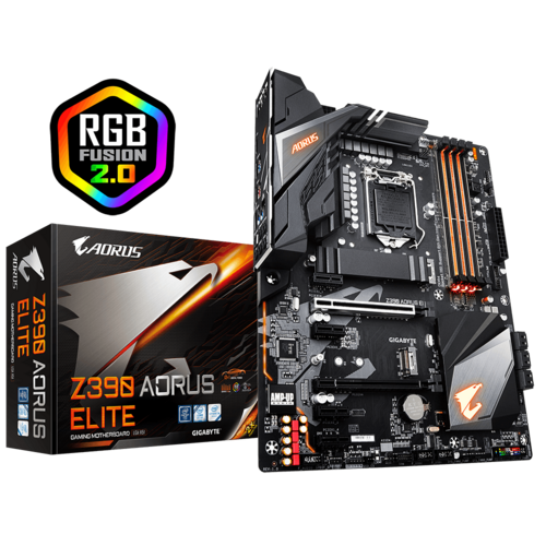 Z390 AORUS ELITE ‏(rev. 1.0)‏ - اللوحة الرئيسية