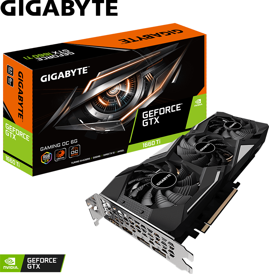 GeForce® GTX 1660 Ti GAMING OC 6G - GIGABYTE Global