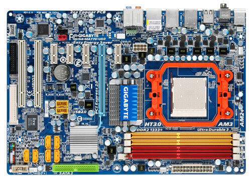 Gigabyte ga ma770 ud3 установка windows 10