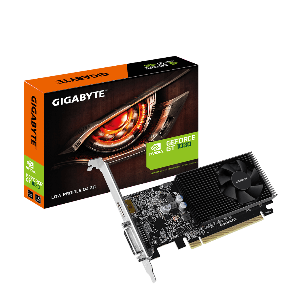 NVIDIA GT 1030 aparece en una fotografía