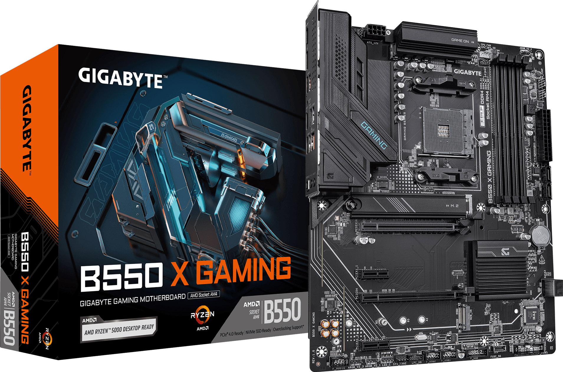B550 X GAMING (Rev. 1.x) Plăci de bază Specificații - GIGABYTE Romania
