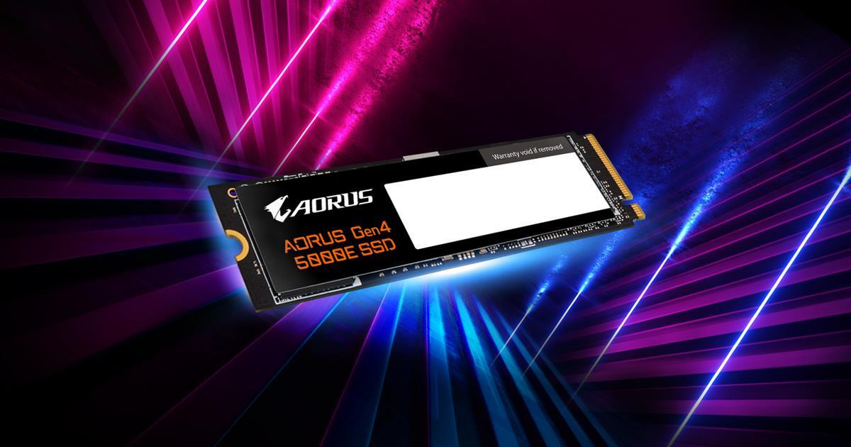 AORUS Gen4 5000E SSD Presents High-profile Performance with Low-profile Consumption