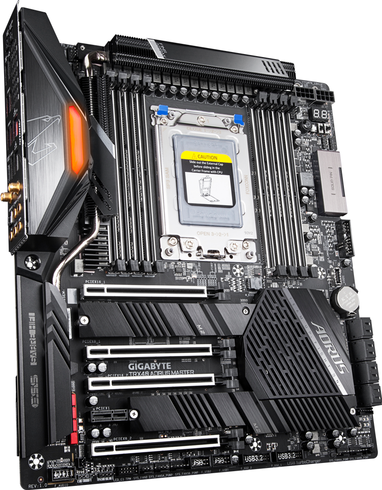 TRX40 AORUS MASTER (Rev. 1.0) マザーボード - GIGABYTE Japan