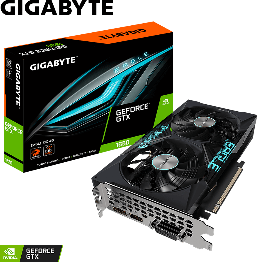 グラフィックボード・グラボ・ビデオカード GIGABYTE GTX 1650 4GB OC GeForce® GTX 1650 OC Low Profile 4G Graphics Card - GIGABYTE Global