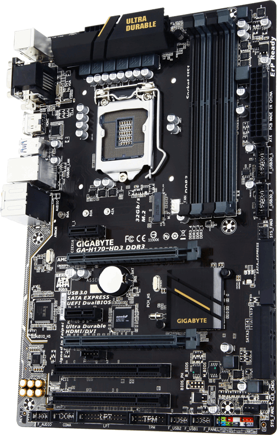 GA-H170-HD3 DDR3 (Rev. 1.0) マザーボード 仕様 - GIGABYTE Japan
