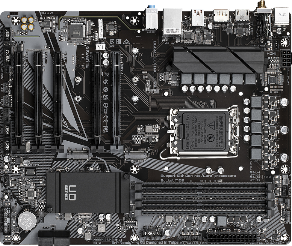 B660 DS3H AC DDR4 (Rev. 1.0 / 1.2) Motherboard - GIGABYTE Global