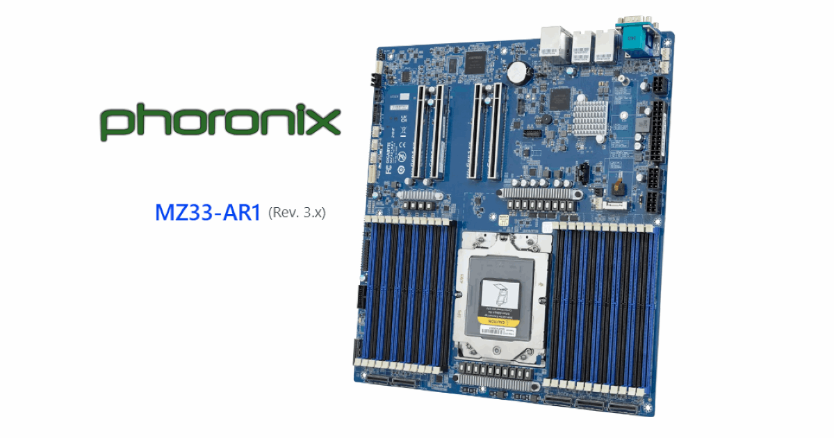 GIGABYTE MZ33-AR1 Review: An open-source firmware future on AMD EPYC™ 9005 platform