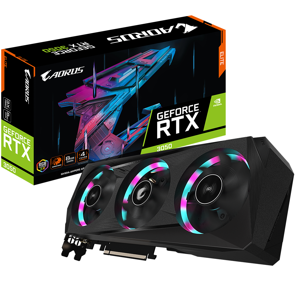 AORUS GeForce RTX™ 3050 ELITE 8G