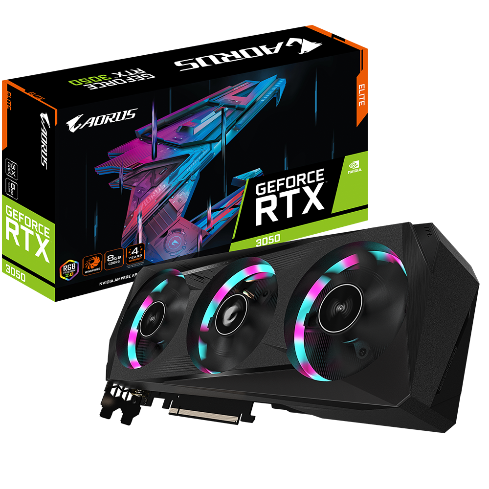 AORUS GeForce RTX™ 3050 ELITE 8G Key Features | Graphics Card
