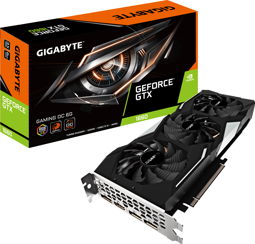 Graphics Card - GeForce® GTX 1660 GAMING OC 6G
