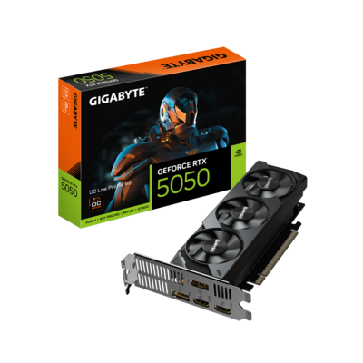 グラフィックボード・グラボ・ビデオカード GIGABYTE GEFORCE RTX 5050 8GB OC GeForce RTX™ 5050 OC Low Profile 8G Key Features | Graphics Card