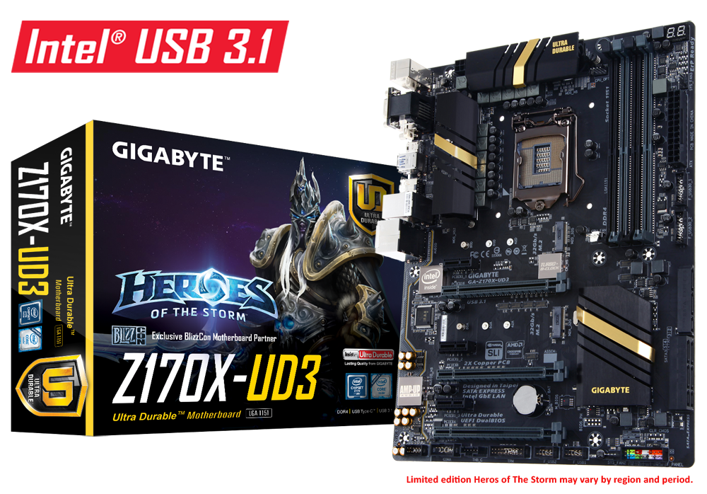 Ga Z170x Ud3 Rev 1 0 Overview Motherboard Gigabyte Global